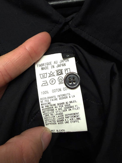 Yohji Yamamoto ‘Junji Ito’ Uzumaki Black Patchwork S’Yte Button Up Shirt