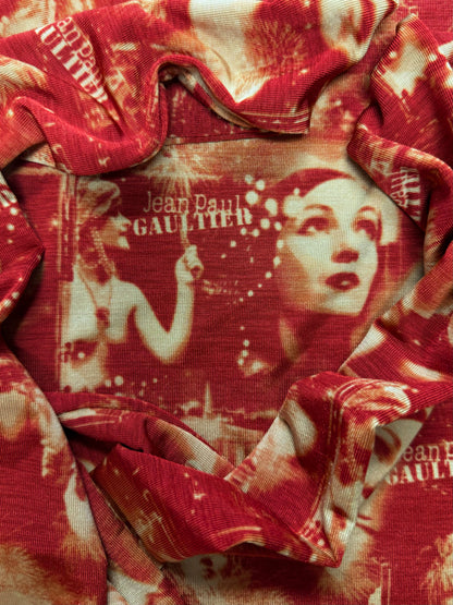 AW2001 Jean Paul Gaultier ‘Marlene Dietrich’ Mesh Long Sleeve Top