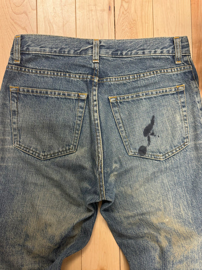 1998 Helmut Lang Dirt Wash Bootcut Denim