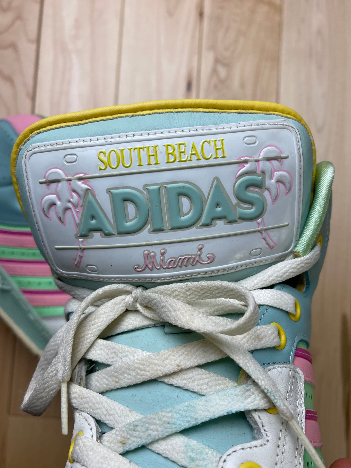 Autumn Winter 2013 Jeremy Scott x Adidas Miami Beach High Top Sneakers