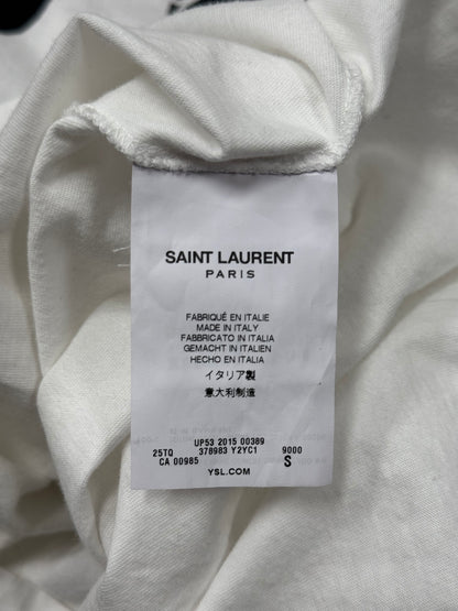 SS2015 Saint Laurent ‘Bloodluster’ Fangs Graphic T-Shirt