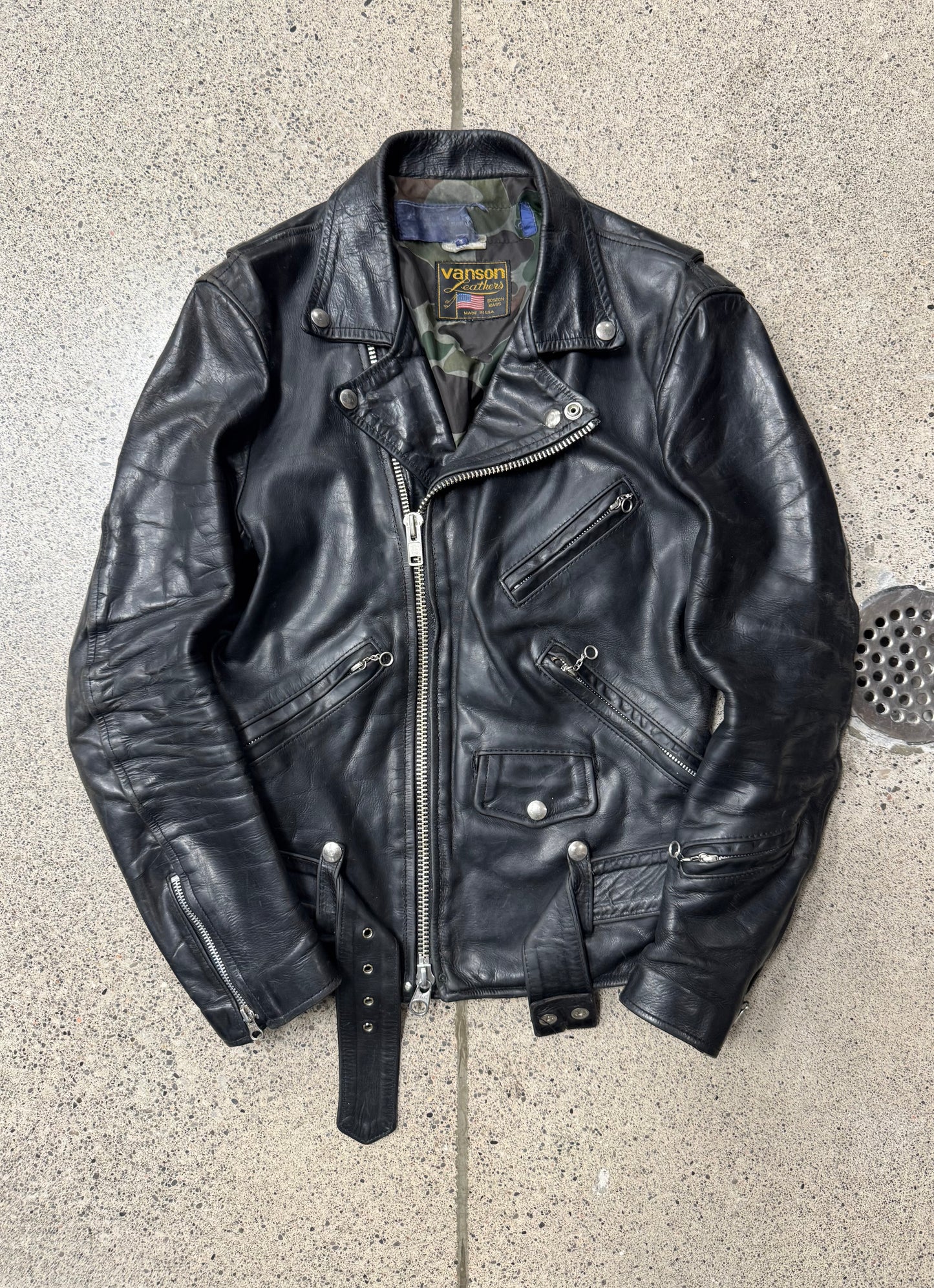 AW2007 Junya Watanabe x Vanson Leathers Biker Perfecto Jacket