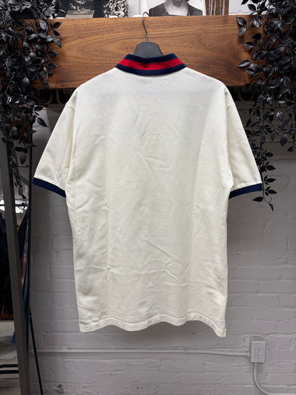 2024 Gucci ‘Piqué’ Color Blocked White Polo