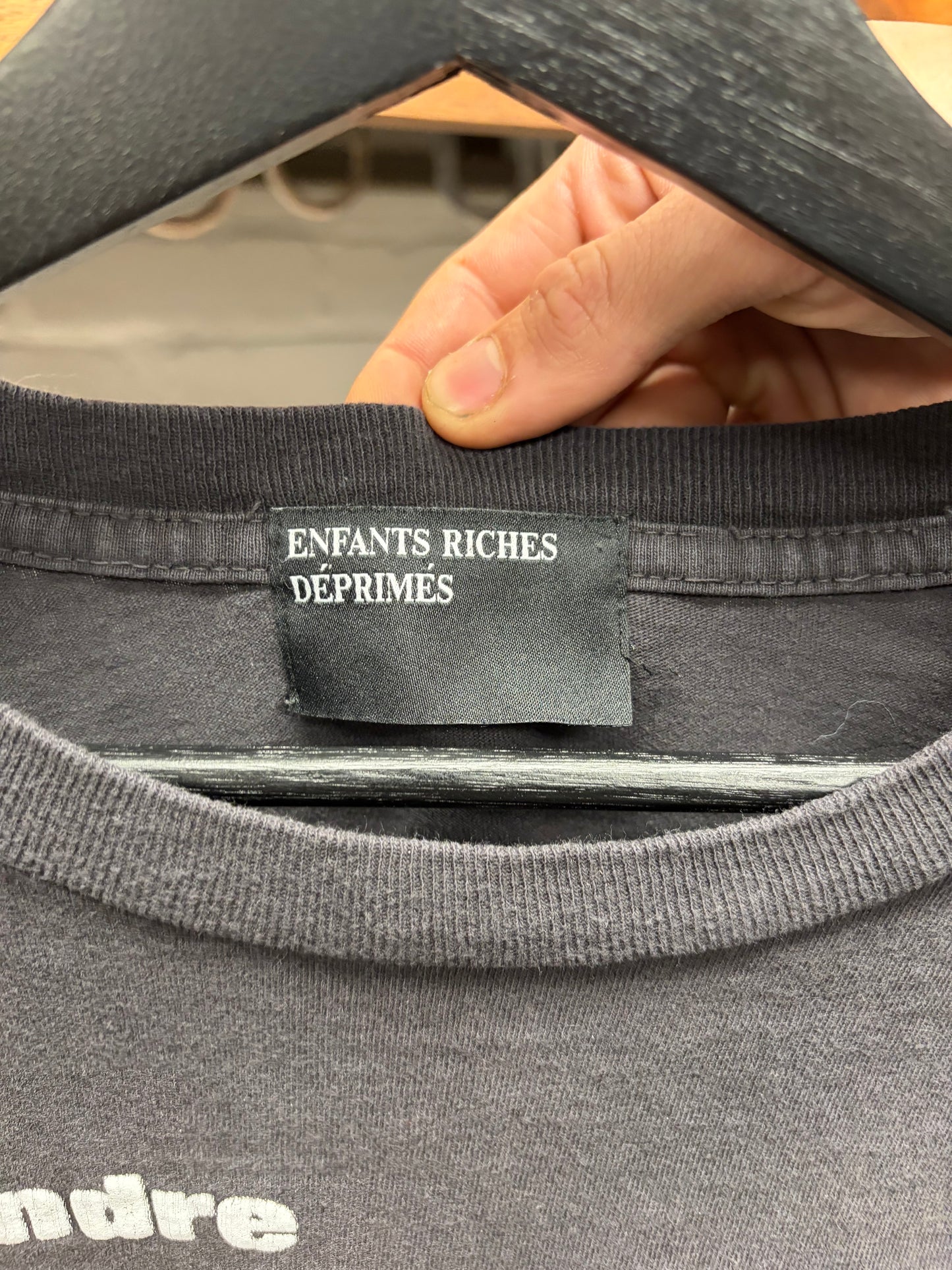 SS2024 Enfants Riches Deprimes ‘Comprende’ 555 Black Graphic T-Shirt