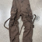 AW2021 Julius ‘Gas Mask’ Brown Cargo Pants