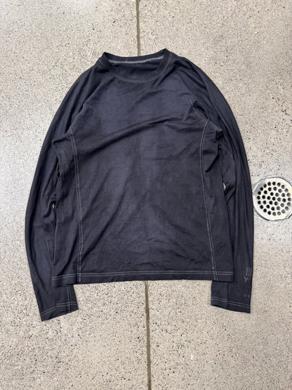 2000s Y-3 Yohji Yamamoto x Adidas Contrast Stitch Long Sleeve Shirt