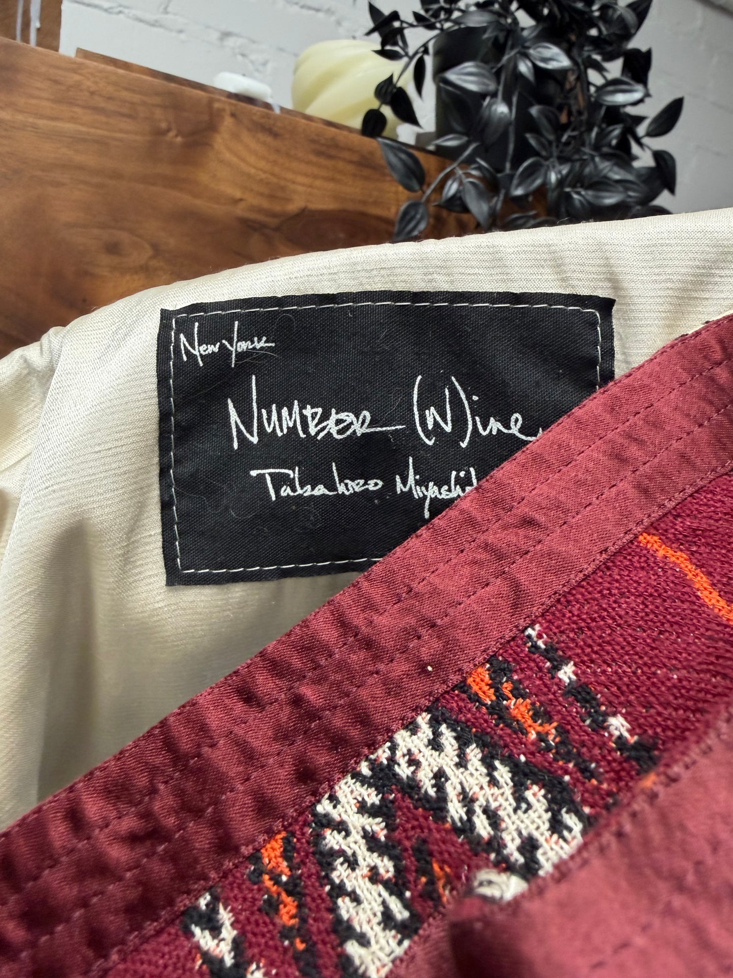 SS2009 Number (N)ine ‘The Lonesome Heroes’ Ethnic Patterned Woven Backpack