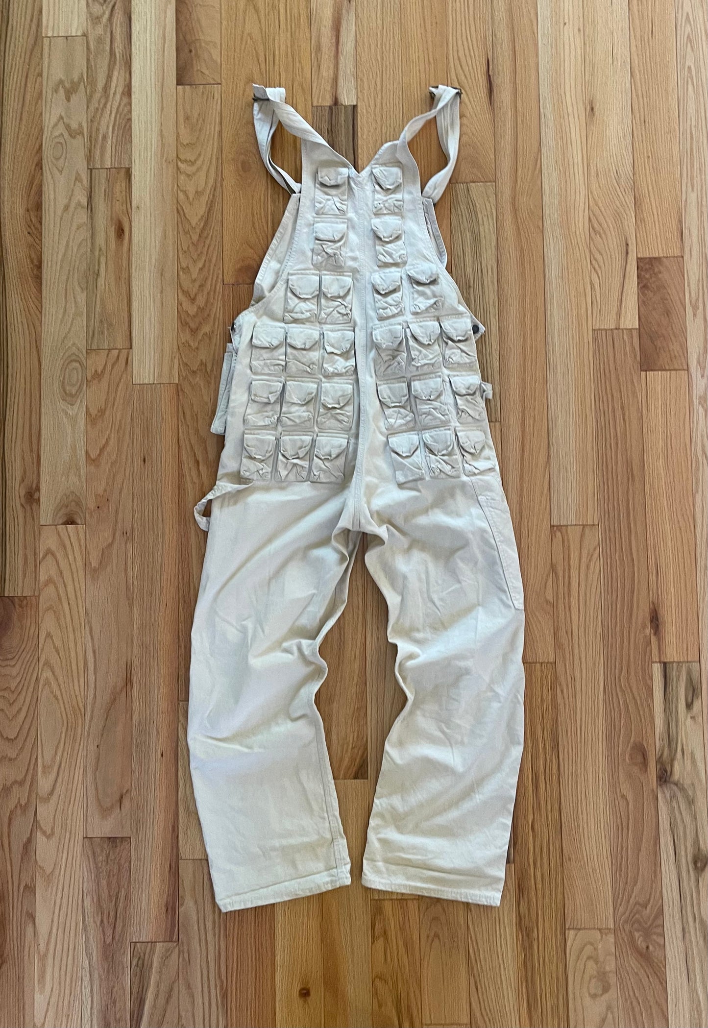 1998 General Research Parasite Pocket Cream White Overalls