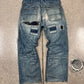 SS2002 Number (N)ine ‘Modern Age’ Distressed Blue Patchwork Denim