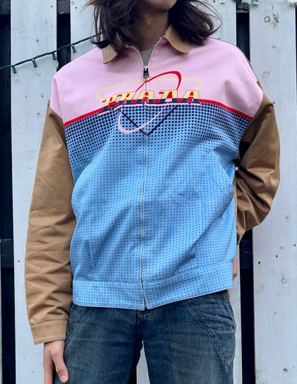 AW2020 Prada Futuristic Logo Harrington Jacket