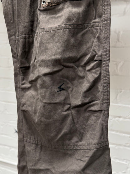 Undercover ‘Lightning Bolt’ Embroidered Logo Brown Cargo Pants
