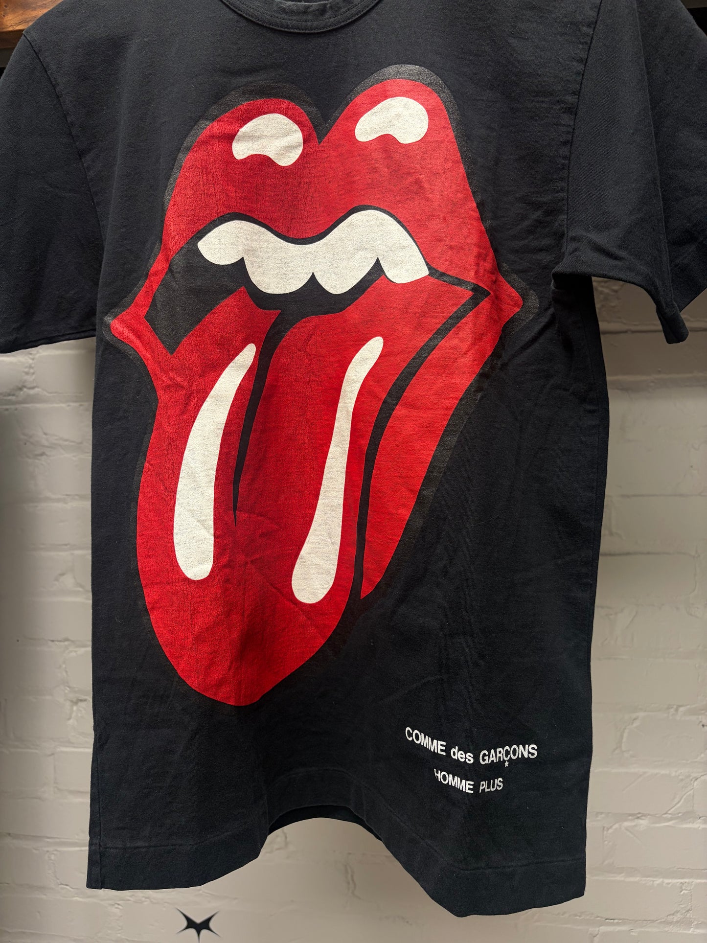 SS2005 Comme Des Garçons Homme Plus x Rolling Stones ‘Tongue & Lips’ Graphic T-Shirt