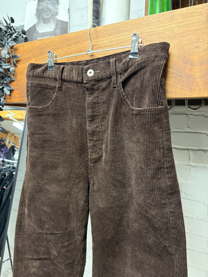Vuja De ‘Jude’ Dark Brown Corduroy Wide Leg Pants