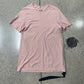 Rick Owens DRKSHDW ‘Faded Pink’ Asymmetric Back Seam T-Shirt
