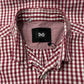 Dolce & Gabbana Red/White Gingham Short Sleeve Button Down