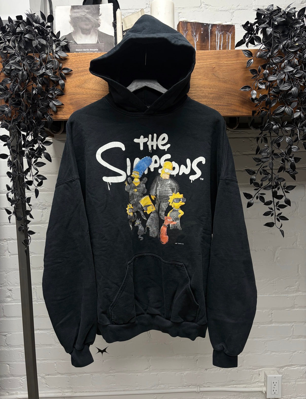 AW2021 Balenciaga x The Simpsons Black ‘Afterworld’ Hoodie