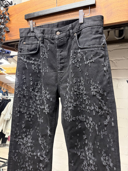 Acne Studios ‘2021M’ Distressed Black ‘Night Sky’ Denim