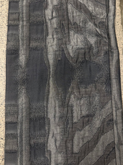 Issey Miyake 3D ‘Stone Print’ Grey Wide Leg Trousers