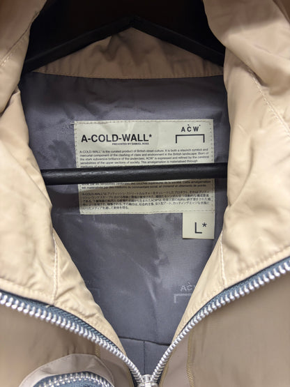 A-Cold-Wall* Natural Tan/Cream ‘Passage’ Shell Jacket