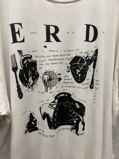 Enfants Riches Deprimes ‘My Role in the War’ White Graphic T-Shirt