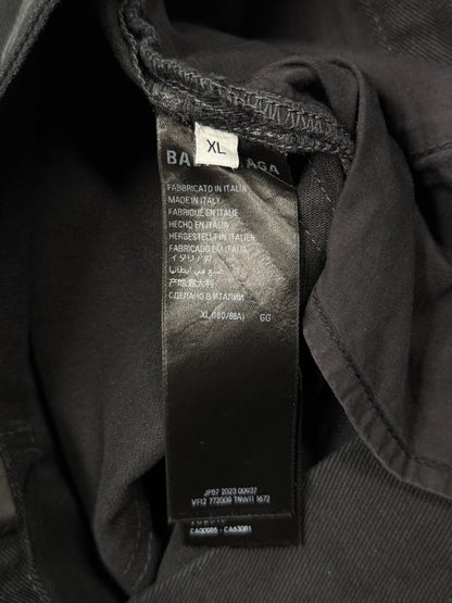 2023 Balenciaga ‘Bootcut Flared’ Black Denim