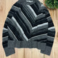 Helmut Lang Striped Wool Knit Sweater