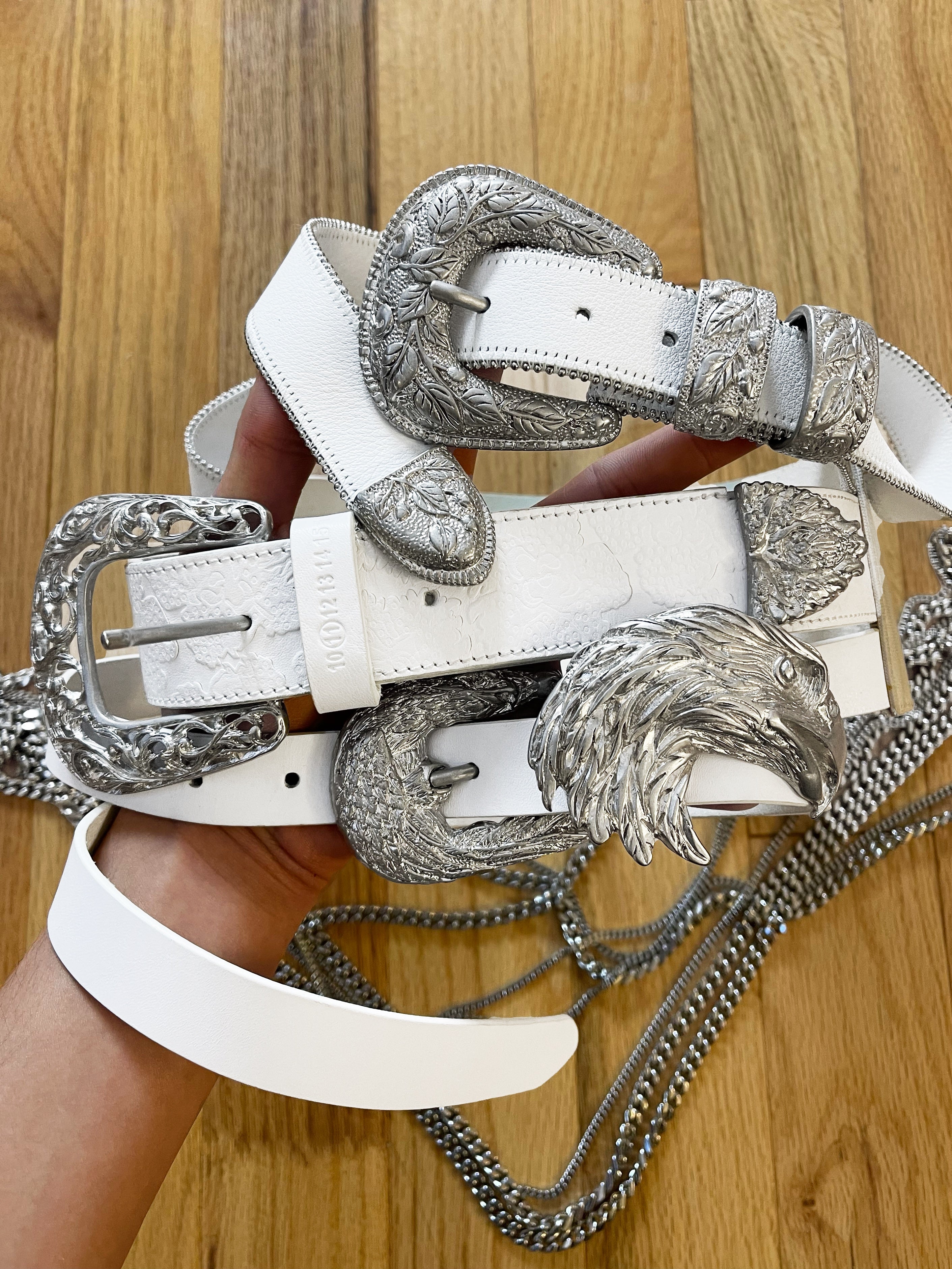 Maison margiela discount multi buckle belt