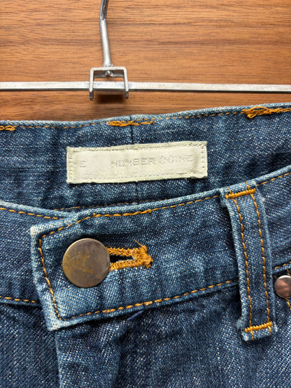 AW2004 Number (N)ine ‘Give Peace a Chance Patchwork Denim