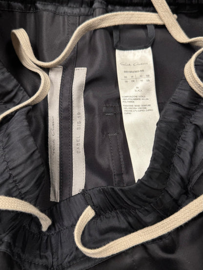SS2019 Rick Owens ‘Babel’ Wide Leg ‘Pusher’ Tearaway Track Pants