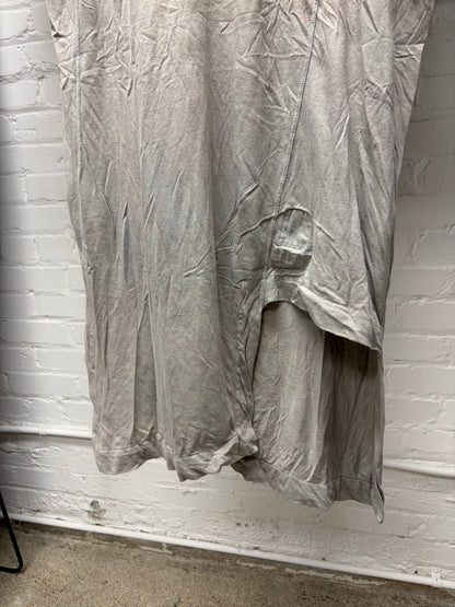 AW2014 Rick Owens ‘Pearl’ Asymmetric Long Length T-Shirt
