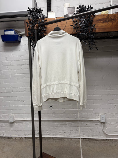 Vintage Helmut Lang ‘Removable Collar’ White Work-Jacket