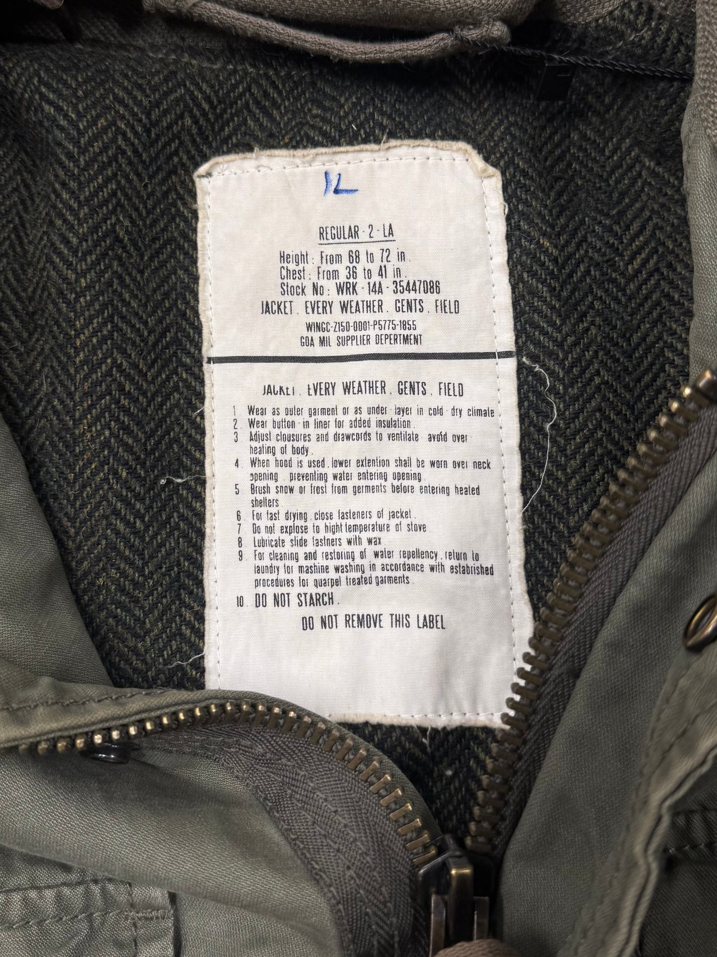 G.O.A. M-65 Military Cargo Jacket