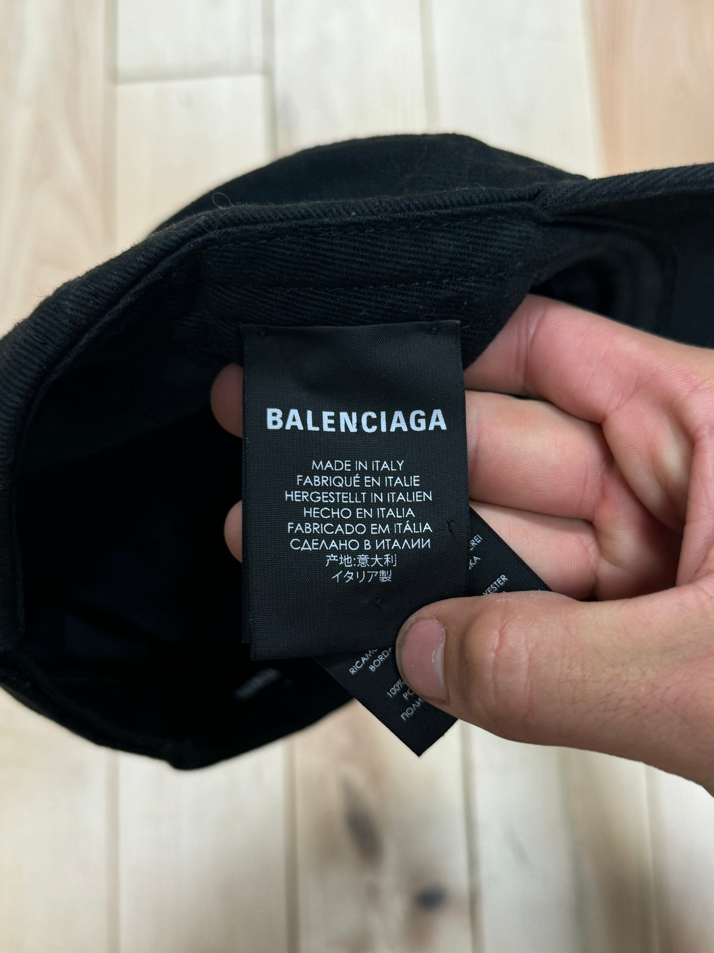 2019 Balenciaga ‘X-Rated’ Strapback Baseball Cap