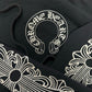 Chrome Hearts Horseshoe Logo Black Pullover Hoodie