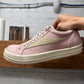 SS2023 Rick Owens Pink Canvas ‘Vans’ High Top Sneakers