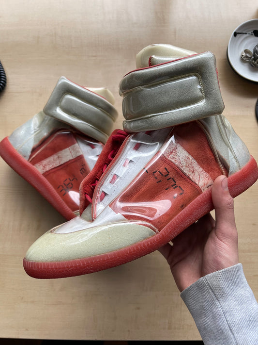 Maison Margiela PVC Wrapped Future High Top Sneakers