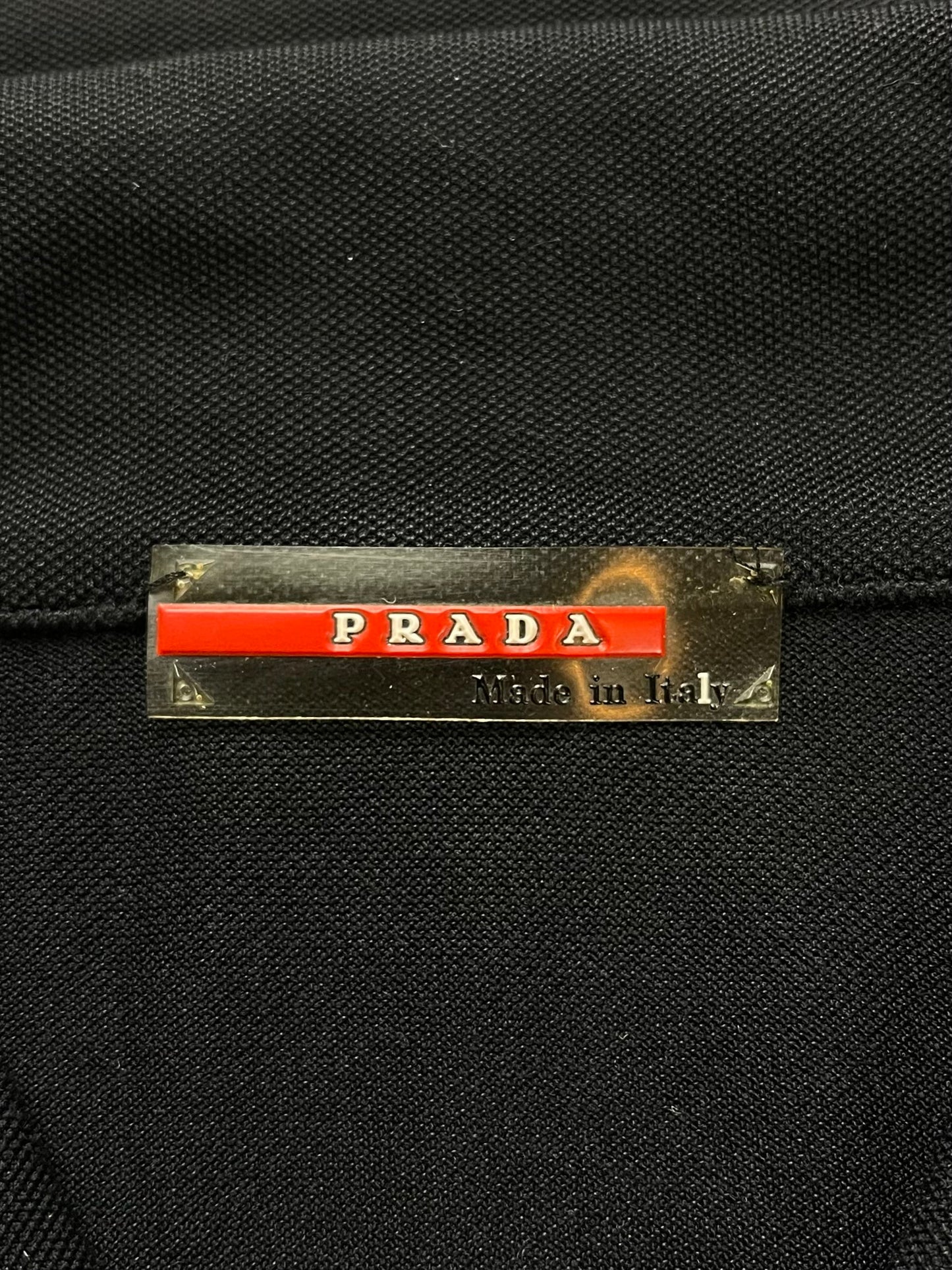 Vintage Prada Sport Linea Rossa Quarter Zip Logo Polo