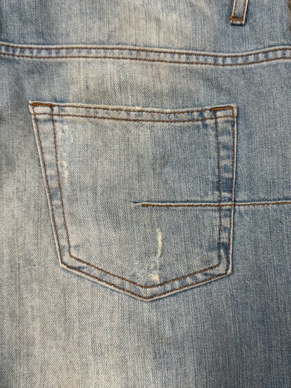 Dior Homme ‘Light Wash’ Blue Distressed Skinny Denim