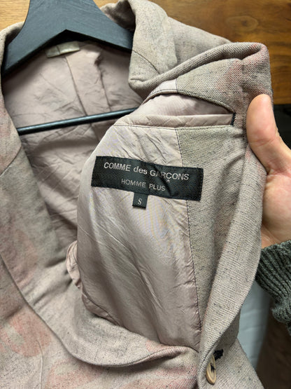 SS2005 Comme Des Garcons Homme Plus x Rolling Stones ‘Tongue & Lips’ Patchwork Blazer