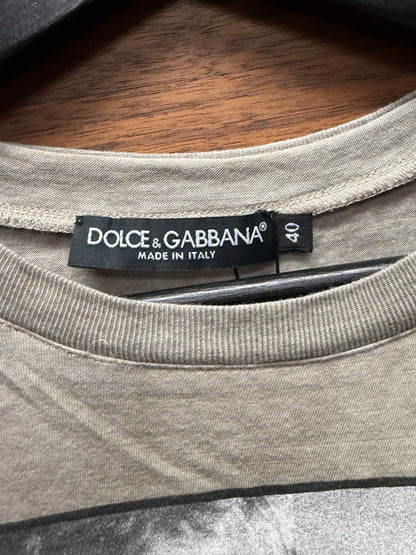 Dolce & Gabbana ‘Steve McQueen’ Portrait Graphic T-Shirt