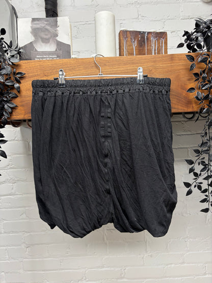 Rick Owens Black Drawstring ‘Boxer’ Cotton Shorts