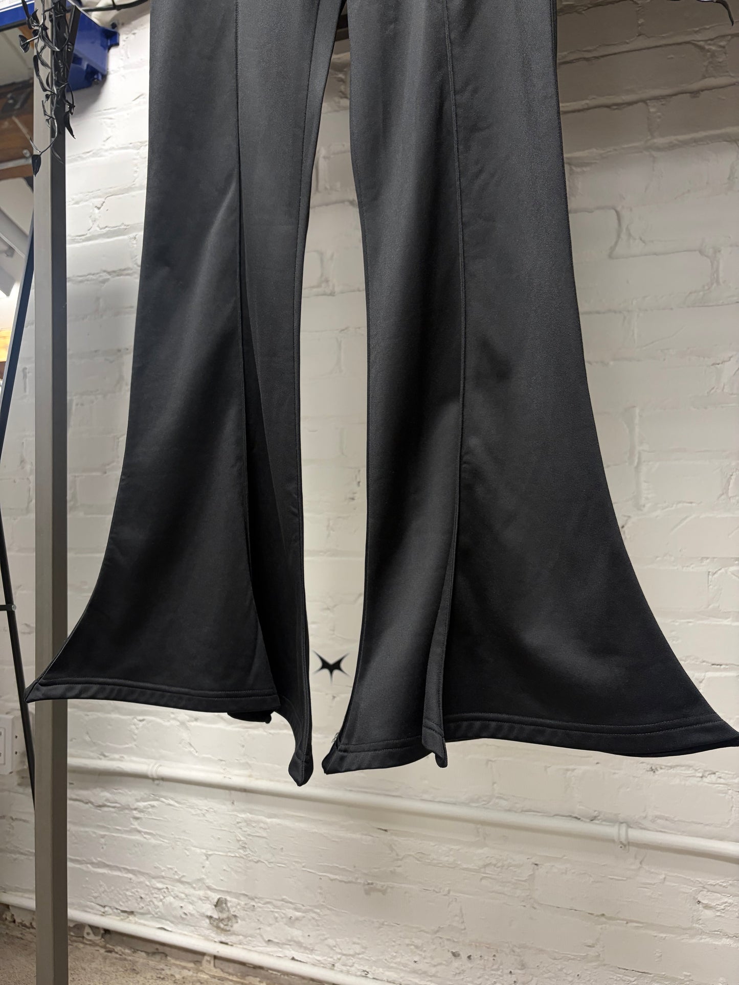 Y-Project ‘Trumpet’ Black Flared Leg Track Pants