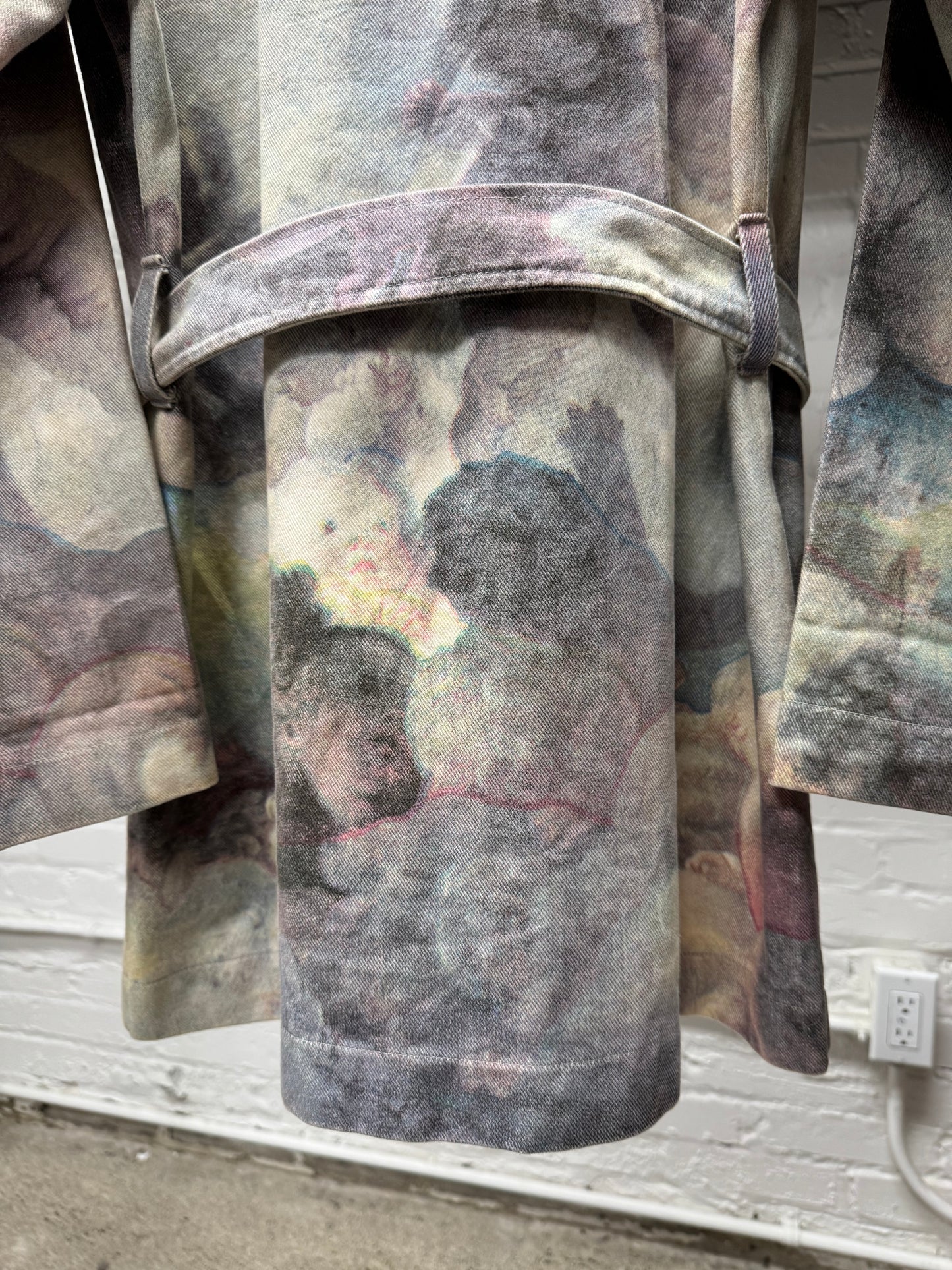 AW1991 Vivienne Westwood ‘Swarm of Cupids’ Belted Denim Chore Coat