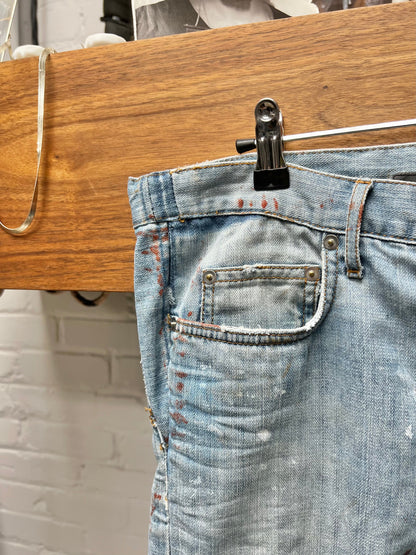 SS2010 Dior Homme ‘Wildcat’ Blood Stain Denim