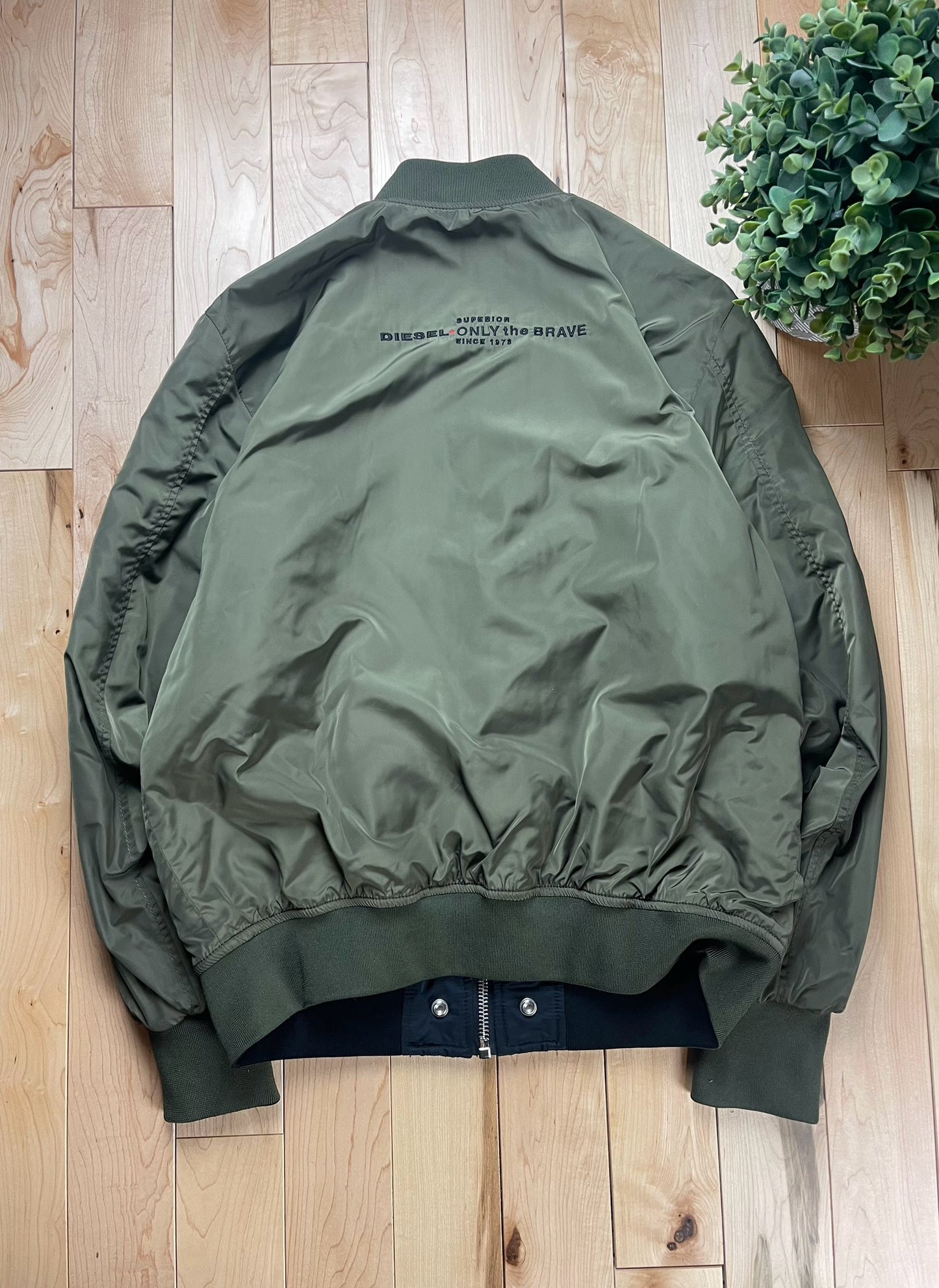 Diesel Military Green MA-1 Bomber Jacket