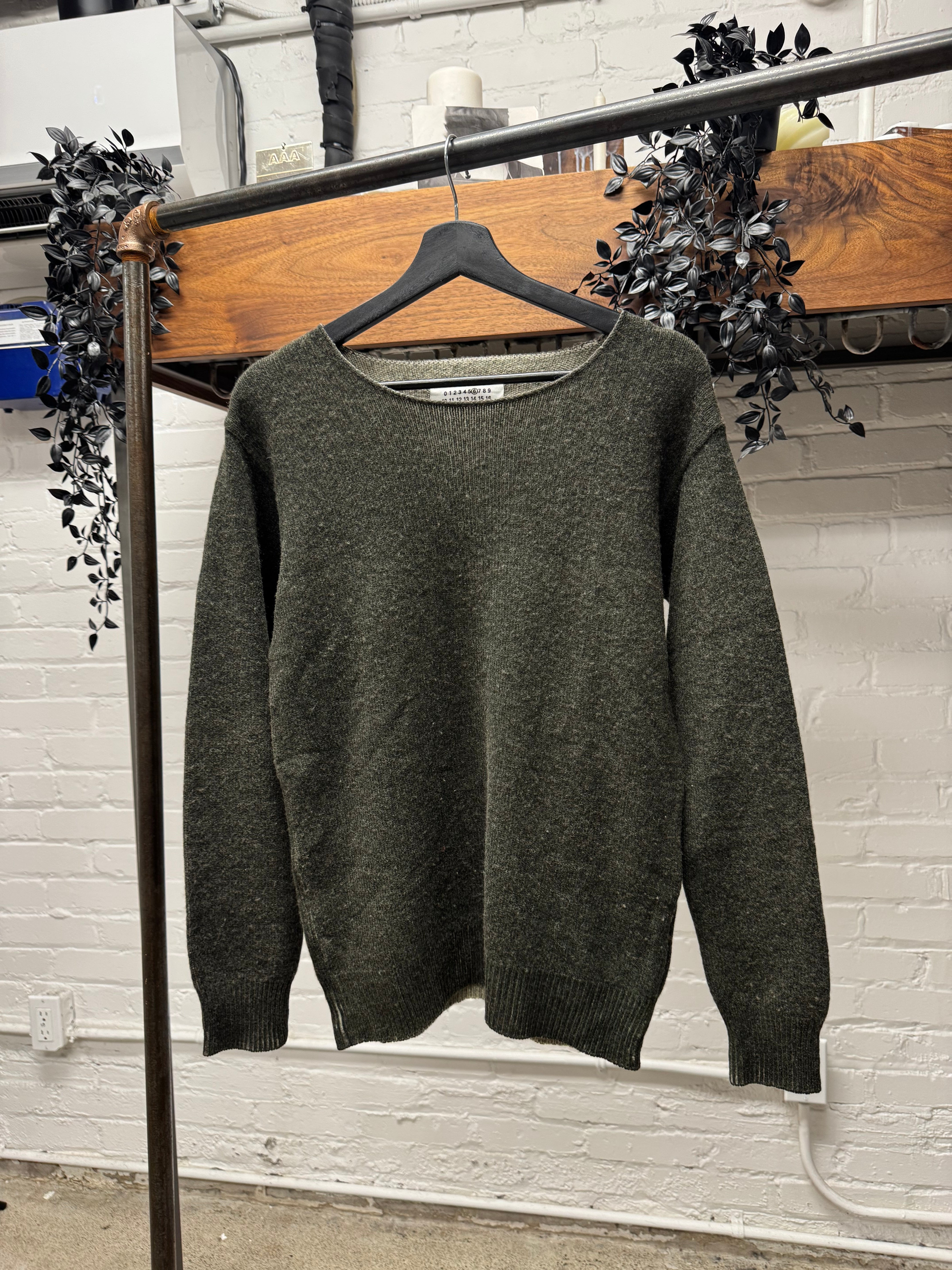 90s Maison Margiela 'Miss Deanna' Produced Wool Sweater – Alex