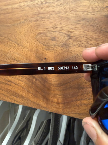 Saint Laurent ‘SL 1’ Tortoiseshell Sunglasses