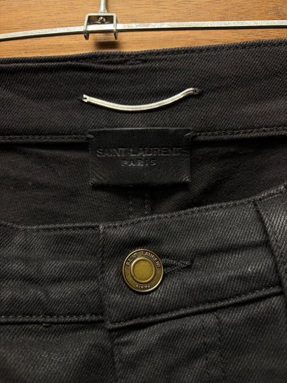 2020 Saint Laurent ‘D02’ Classic Black Skinny Jeans