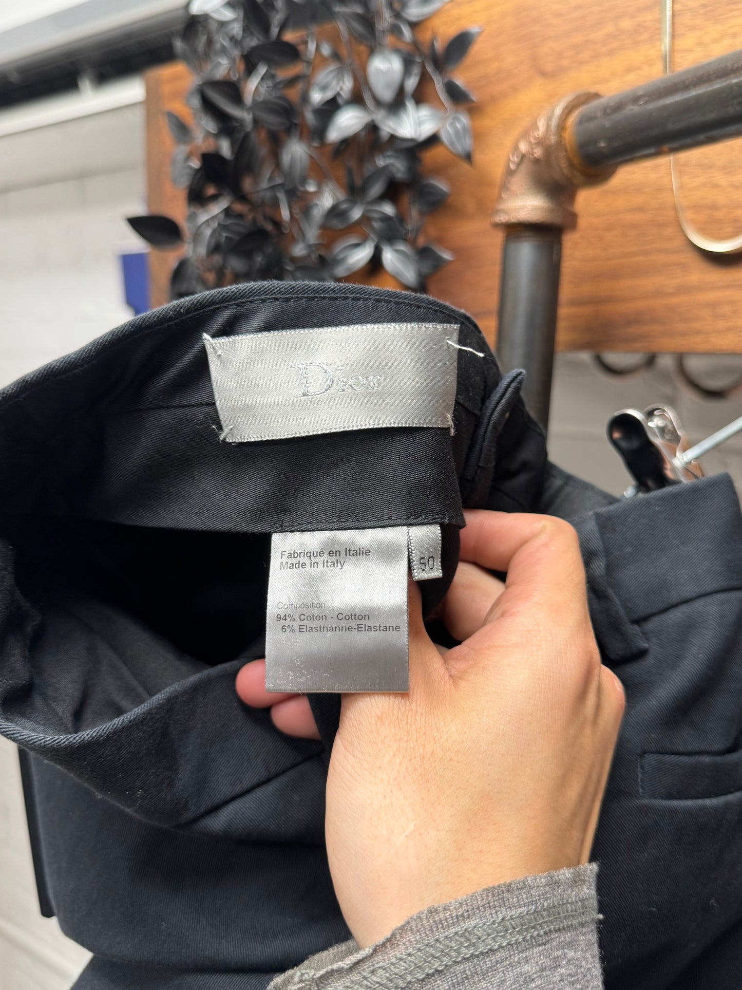 Dior Homme by Hedi Slimane Military Inspired Combat Trousers