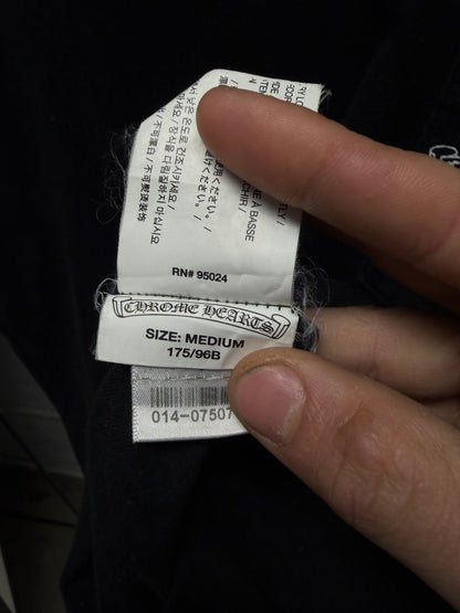 Chrome Hearts Black ‘Scroll Logo’ T-Shirt